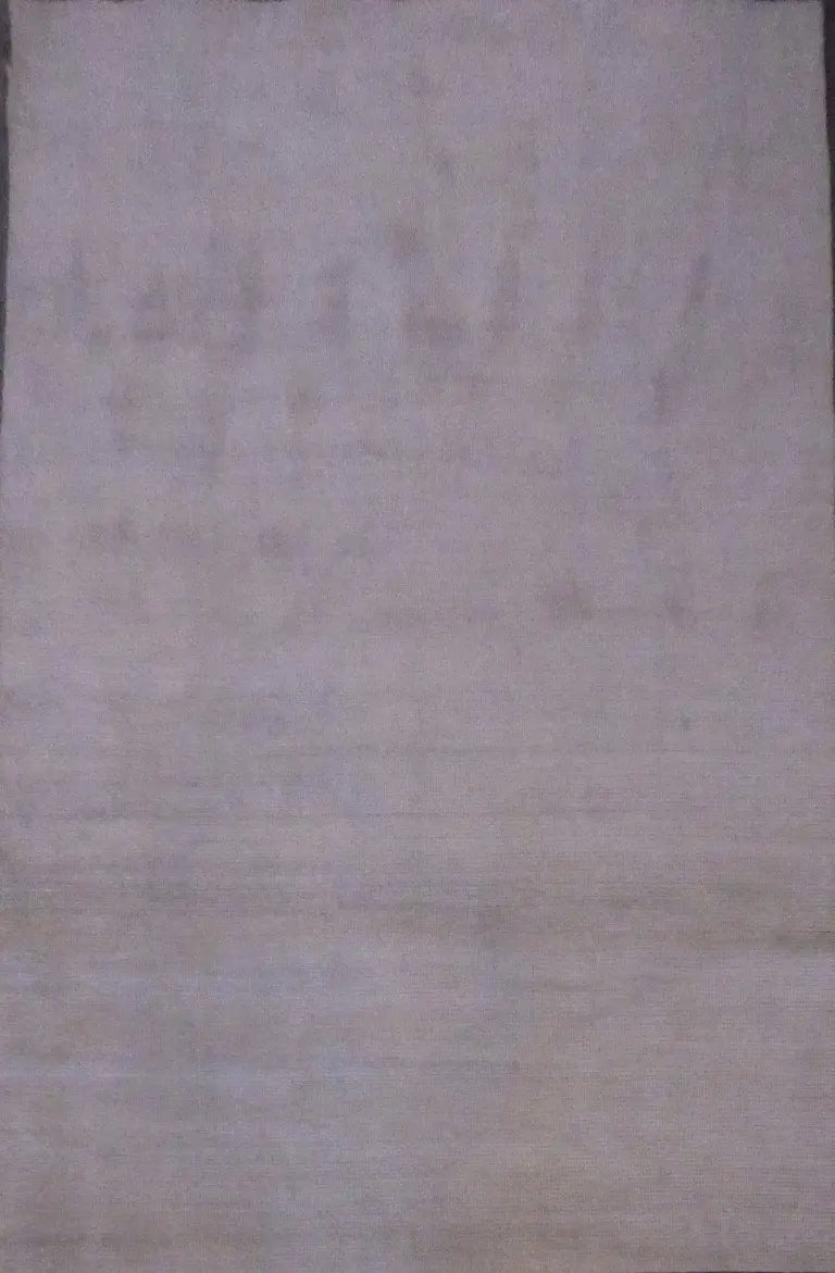 One Of The Kind Indian Modern Design Rug 6' X 9'